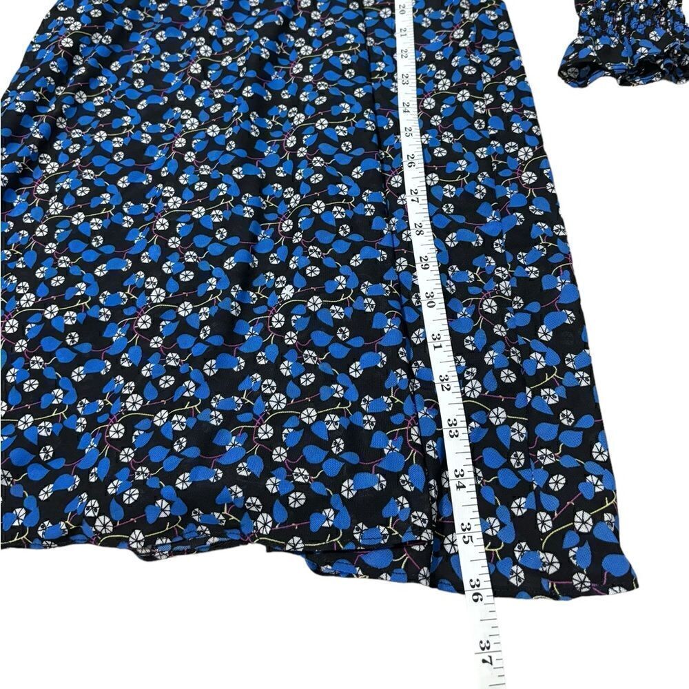 CAbi The Ten Dress floral double layer stretch long sleeve - Picture 6 of 8